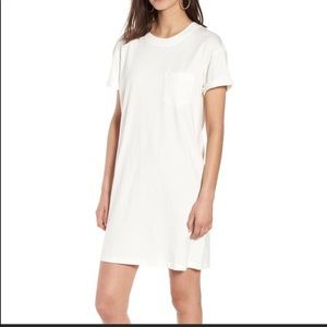Madewell white tshirt dress